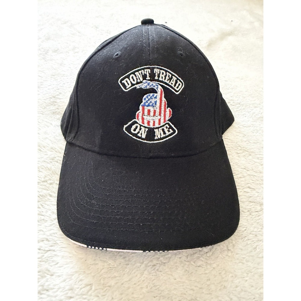 Kati‎ sportcap, 'Dont Tread on Me' black patriotic hat, OS, adjustable back